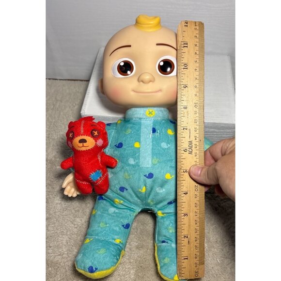 CoComelon Interactive Baby JJ Doll With Red Teddy Bear Plush - Picture 7 of 7